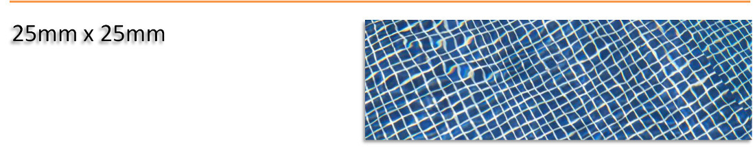 25mm x 25mm Glass Pool Tiles