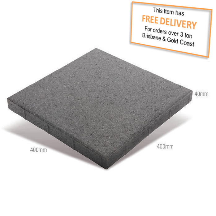 Adbri Masonry Quadro Charcoal Paver 400x400 Buy Online Save