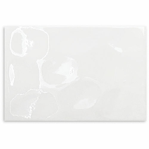 White Gloss Ripple Wall 200x300