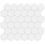 Hexagonal Gloss White 51x58