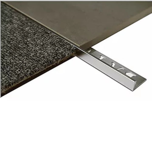 L Angle Aluminium Tile trim 4.5mm x 3metre (Bright Silver)