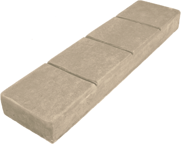 Edenstone Macchiato Cobble Border 400x100