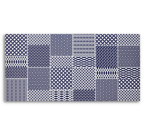 Folio Graphica Navy Wall Tile 300x600