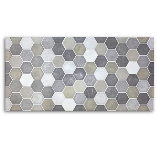 Folio Hexion Charcoal Wall Tile 300x600