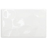 White Gloss Ripple Wall Tile 250x400