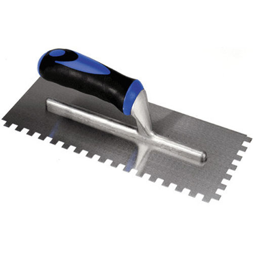 Bright Steel Notched Adhesive Trowel 10mm