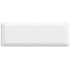 Bevelled White Gloss Wall Tile 100x300