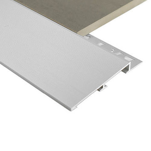 Aluminium Diminishing trim Commercial 10mm x 3m (Matt Silver)