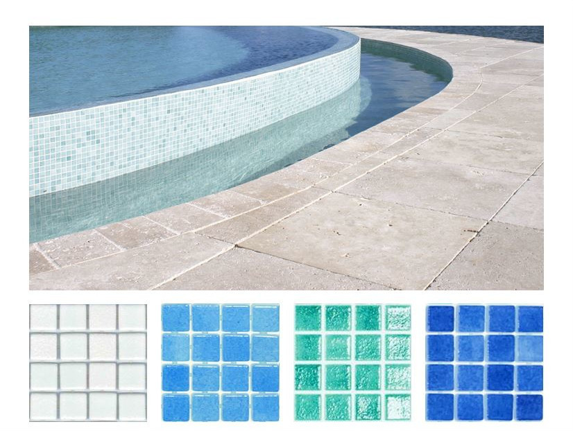 Vidrepur Colours Glass Pool Tiles 25mm x 25mm