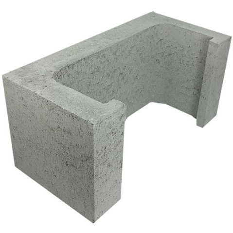 Concrete Grey Block Clean Out 20.45