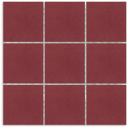 Cotto Burgundy Matt Tile 97x97