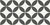 Picasso Flora Black Matt Tile 200x200