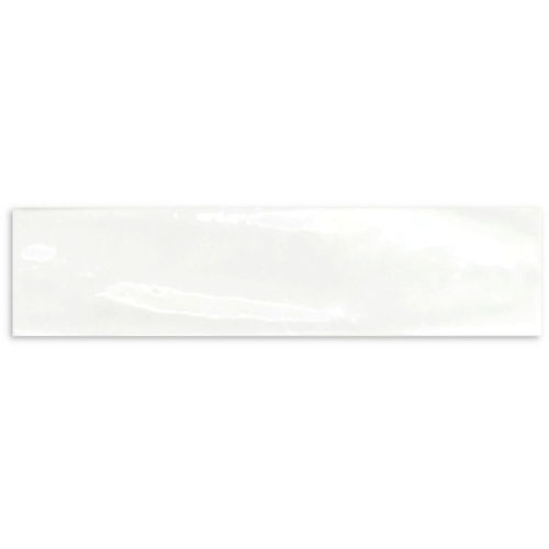 Razor White Gloss Wavy Wall Tile 75x300