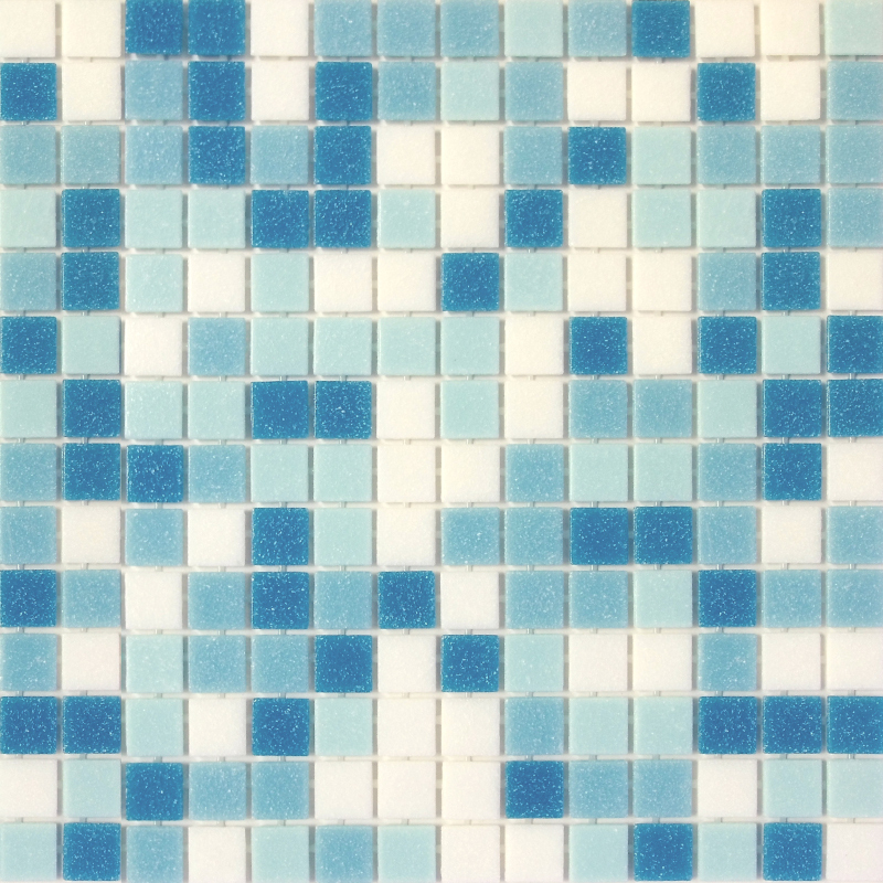 Paradise Fiji Glass Mosaic 20x20 Tile Stone Paver