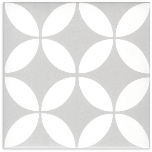 Picasso Star Grey Matt Tile 200x200