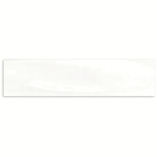 Razor White Matt Wavy Wall Tile 75x300