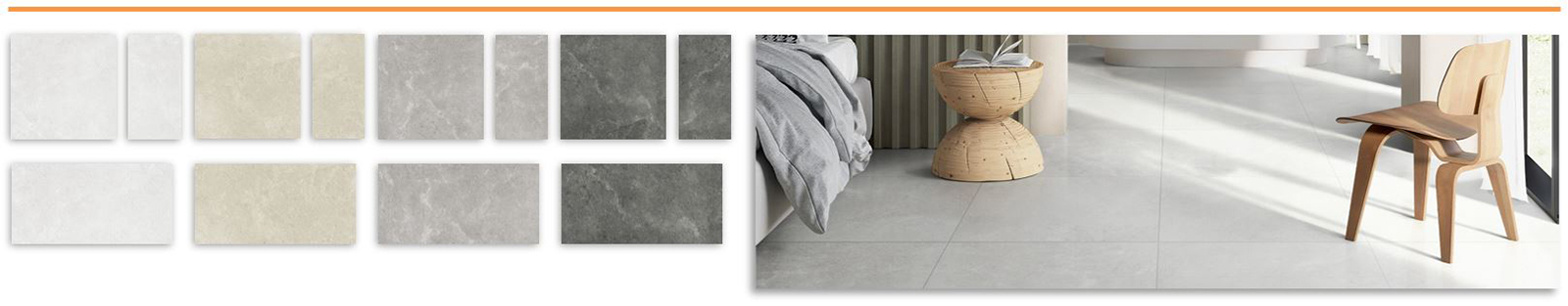 Lusso Glazed Porcelain Floor Tiles