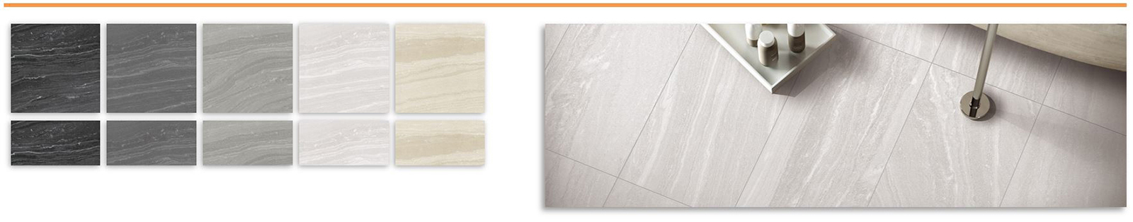 Shadow Full Body Glazed Porcelain Floor Tiles