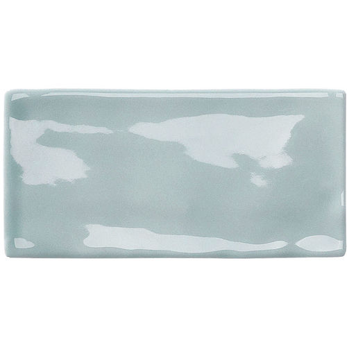 Luxe Sea Blue Gloss Wall Tile 76x152