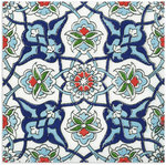 Morocco Turkish Blue Gloss Tile 200x200