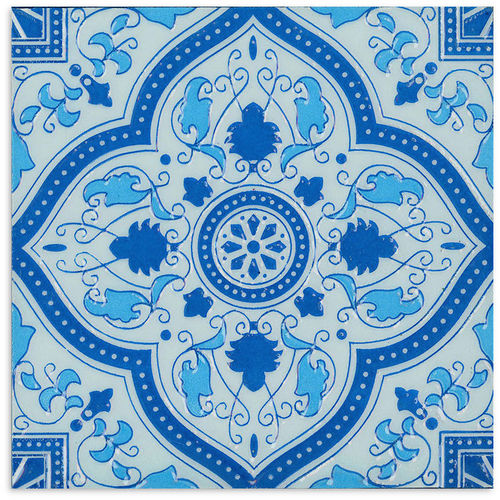 Morocco Persian Blue Gloss Tile 200x200