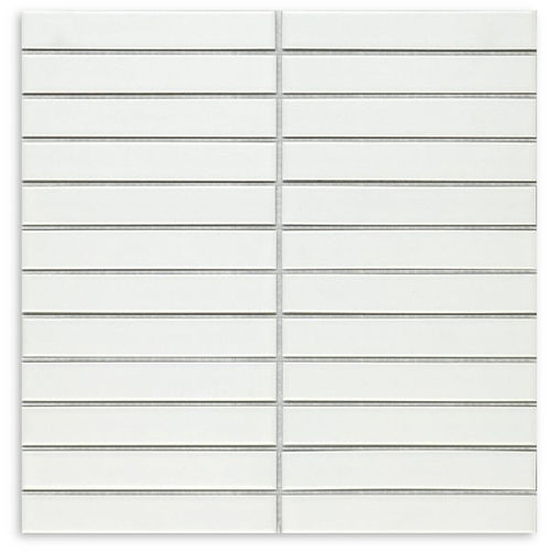 Finger White Matt Tiles 22x145