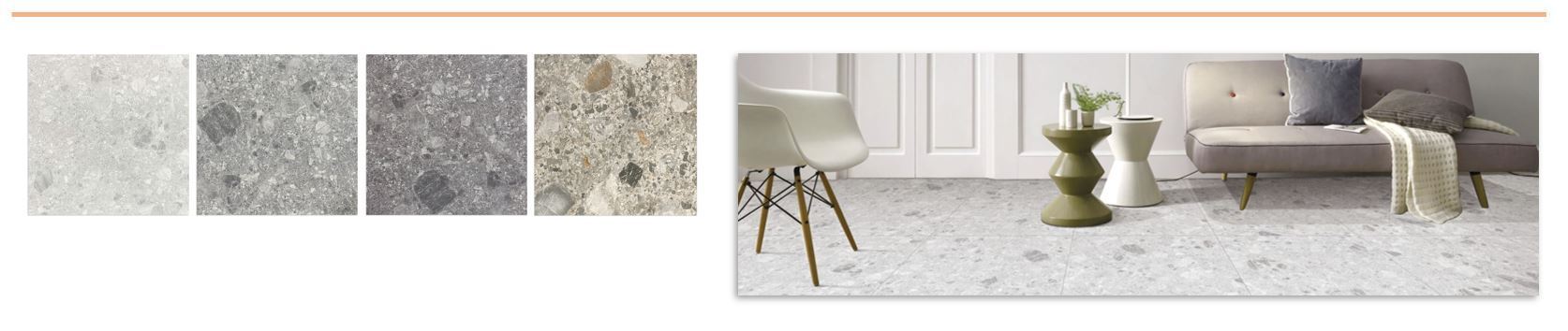 Breccia Terrazzo Matt P2/P4 Floor Tiles