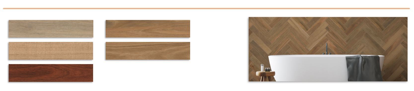 Opus Coda Timber Look Tiles 80mm x 400mm