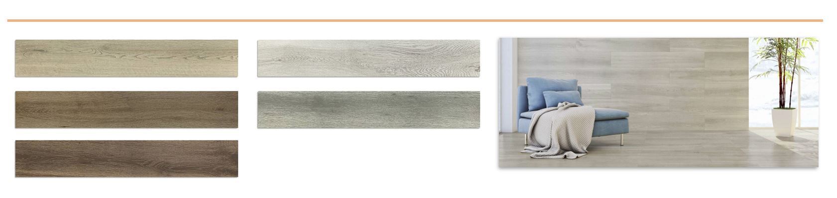 Rovere Timber Look Floor Tiles 200mm x 1200mm