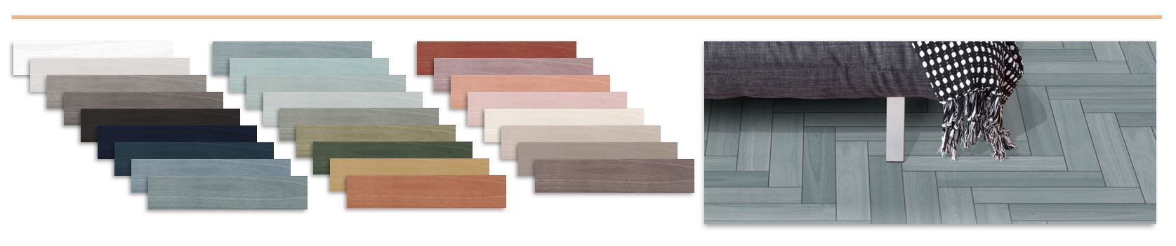 Opus Stanza Timber Look Tiles 80mm x 400mm