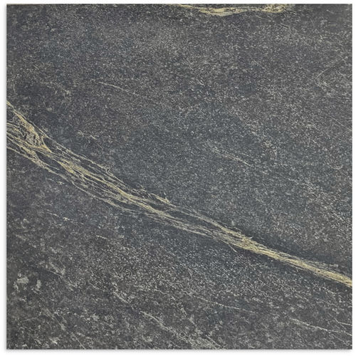 Soap Stone Black Matt Tile 600x600