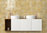 Tetra Pavilion Mild Mustard Gloss Wall Tile 130x130