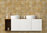 Tetra Pavilion Mild Mustard Satin Matt Wall Tile 130x130