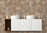 Tetra Pavilion Mudbrick Satin Matt Wall Tile 130x130