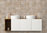 Tetra Pavilion Sesame Satin Matt Wall Tile 130x130