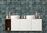 Tetra Pavilion Atlantic Satin Matt Wall Tile 130x130