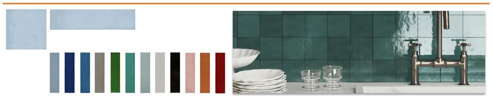 Casablanca Handmade Look Ceramic Wall Tiles