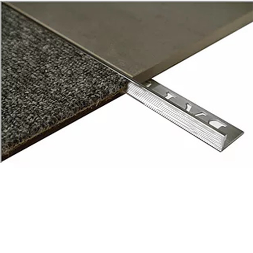 L Angle Aluminium Tile trim 20mm x 3metre (Linished Silver)