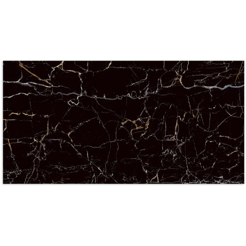 dPortoro Black Gloss Wall Tile 300x600