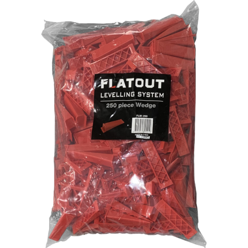 Flatout Levelling System Wedges (250 pack)