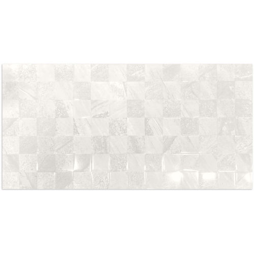 Sandstone White Decor Gloss Wall Tile 300x600
