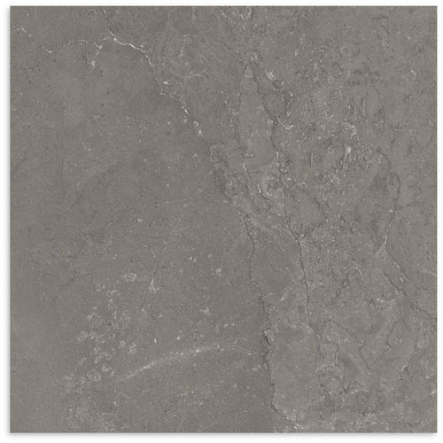 Time Stone Dark Grey Natural (Matt) Tile 600x600