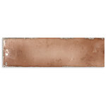 Hackney Terracotta Gloss Wall 69x240