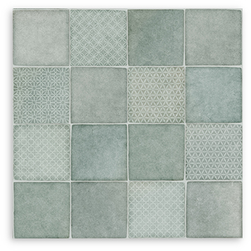 Tetra Odyssey Gumleaf Satin (Matt) Tile Mix 130x130