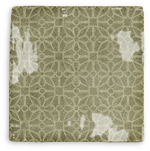 Silhouette Fettle Spanish Olive Gloss Wall Tile 130x130