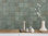 Silhouette Incise Irish Moss Gloss Wall Tile 130x130