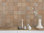 Silhouette Incise Cinnamon Stick Satin (Matt) Wall Tile 130x130