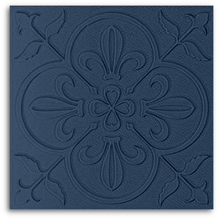 Anthology Windsor Ink Blue Satin (Matt) Wall 200x200