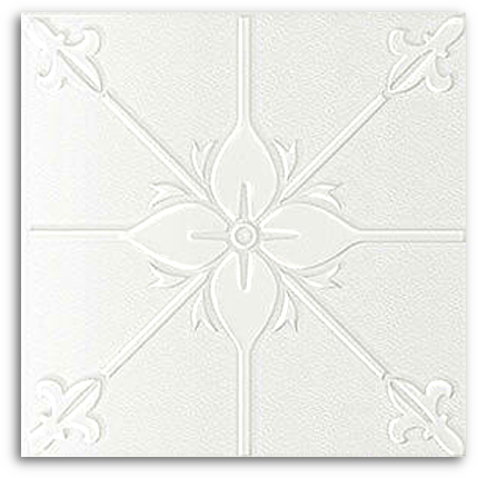 Anthology Manor Neutral White Gloss Wall 200x200