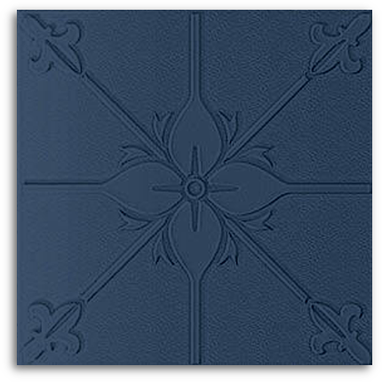 Anthology Manor Ink Blue Satin (Matt) Wall 200x200